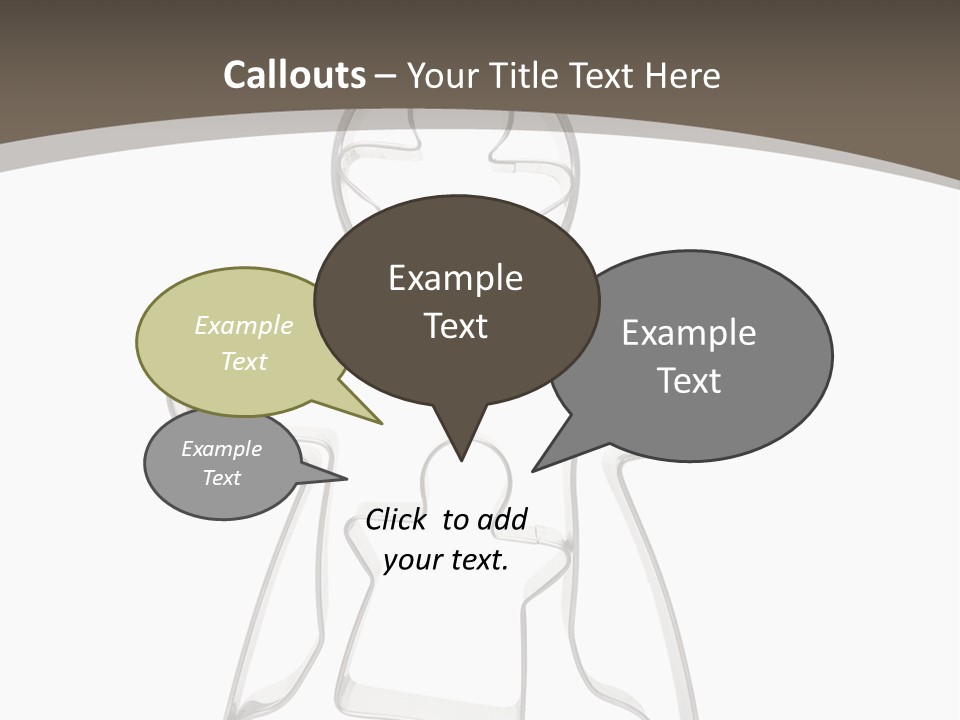 A Cookie Cutter With A Man And A Woman On It PowerPoint Template