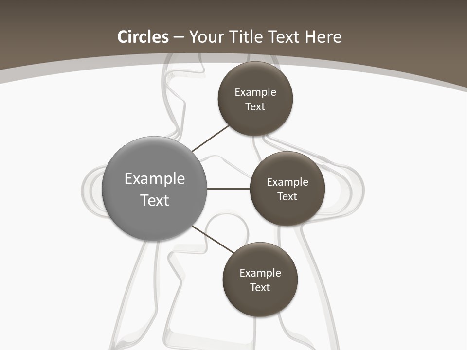 A Cookie Cutter With A Man And A Woman On It PowerPoint Template