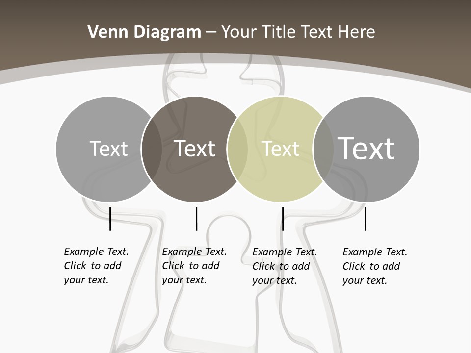 A Cookie Cutter With A Man And A Woman On It PowerPoint Template