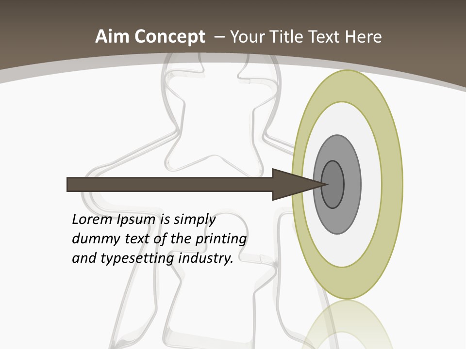 A Cookie Cutter With A Man And A Woman On It PowerPoint Template