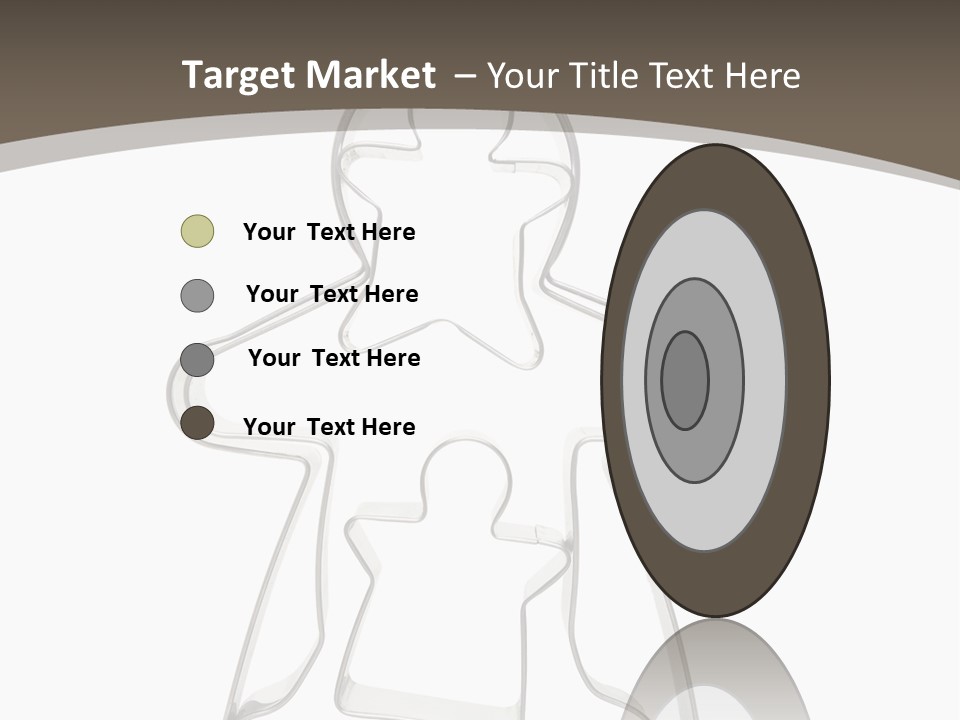 A Cookie Cutter With A Man And A Woman On It PowerPoint Template