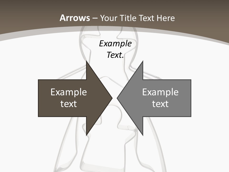 A Cookie Cutter With A Man And A Woman On It PowerPoint Template