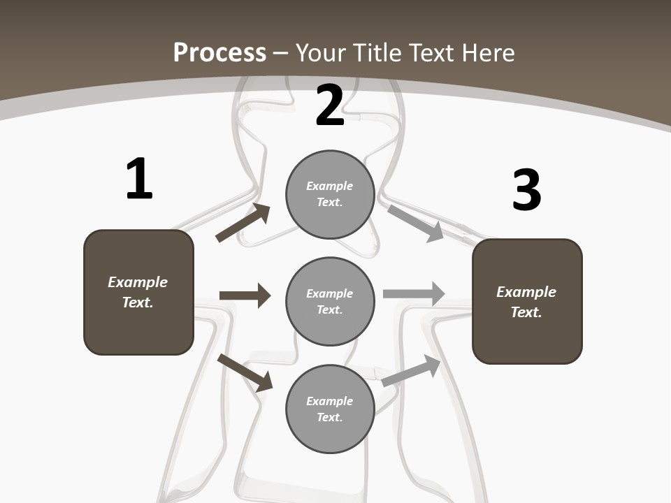 A Cookie Cutter With A Man And A Woman On It PowerPoint Template