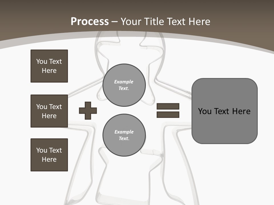 A Cookie Cutter With A Man And A Woman On It PowerPoint Template