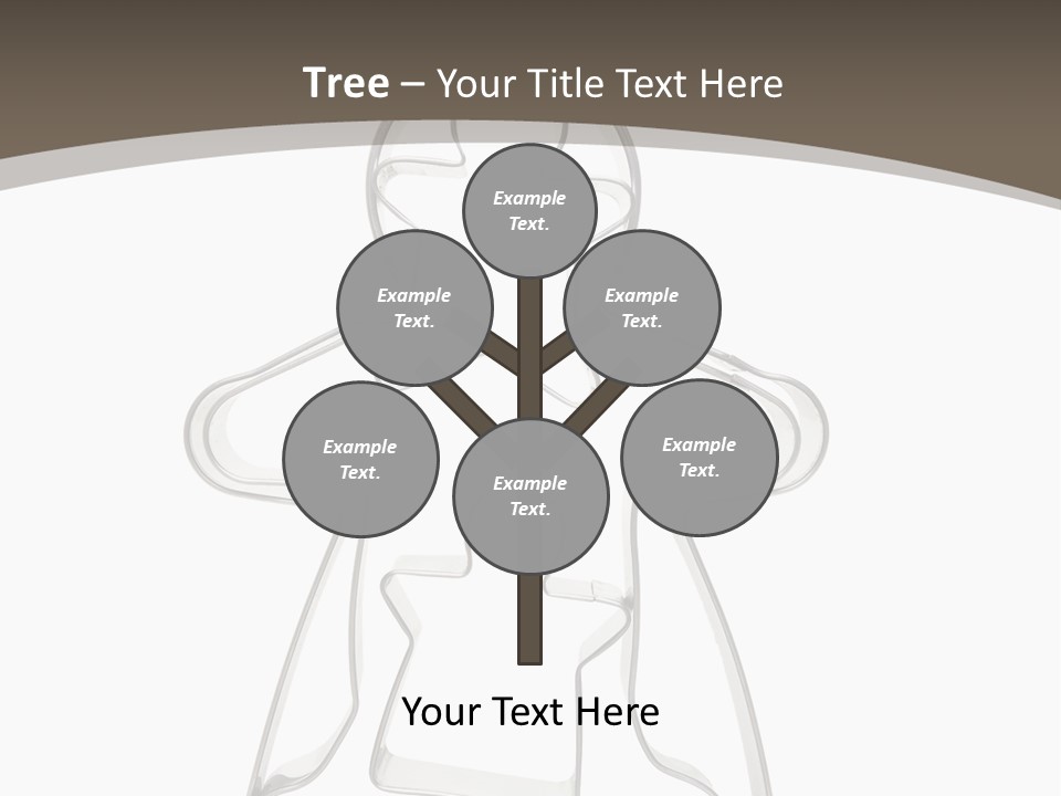 A Cookie Cutter With A Man And A Woman On It PowerPoint Template
