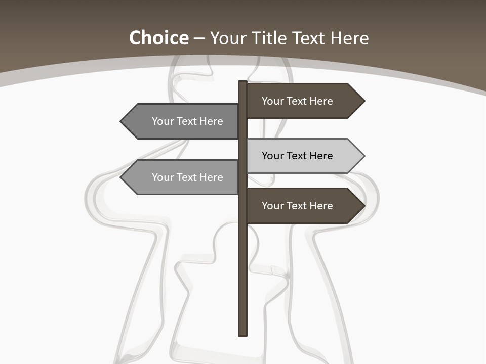A Cookie Cutter With A Man And A Woman On It PowerPoint Template