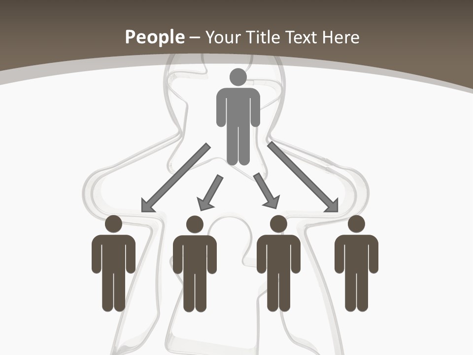 A Cookie Cutter With A Man And A Woman On It PowerPoint Template
