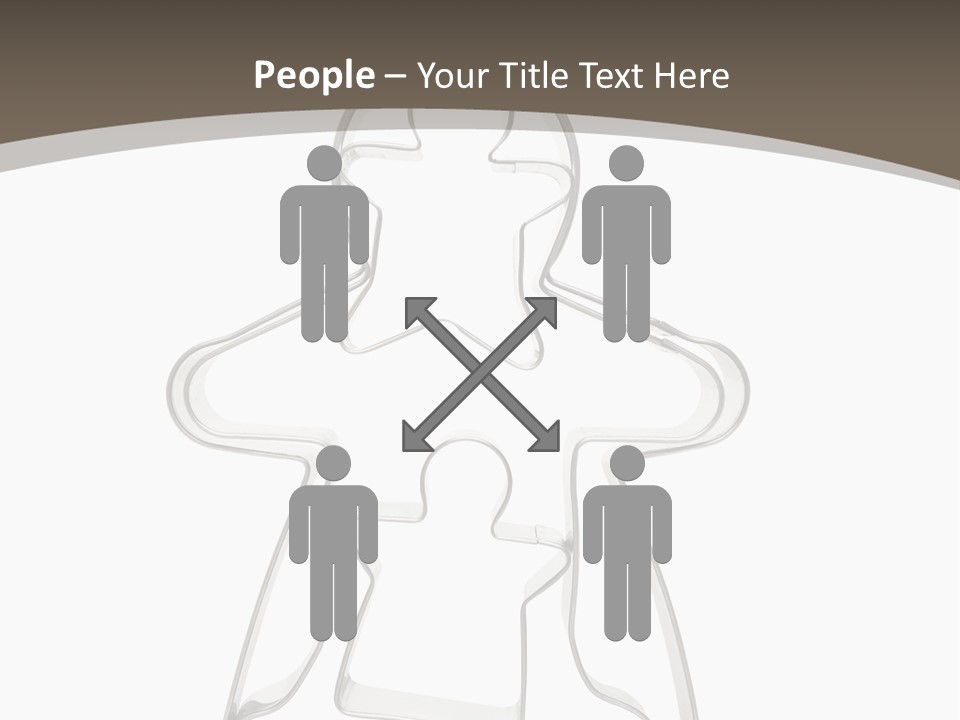 A Cookie Cutter With A Man And A Woman On It PowerPoint Template