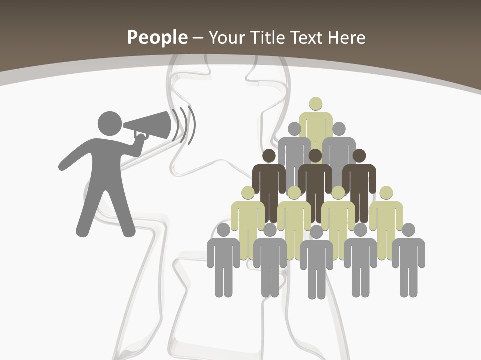 A Cookie Cutter With A Man And A Woman On It PowerPoint Template