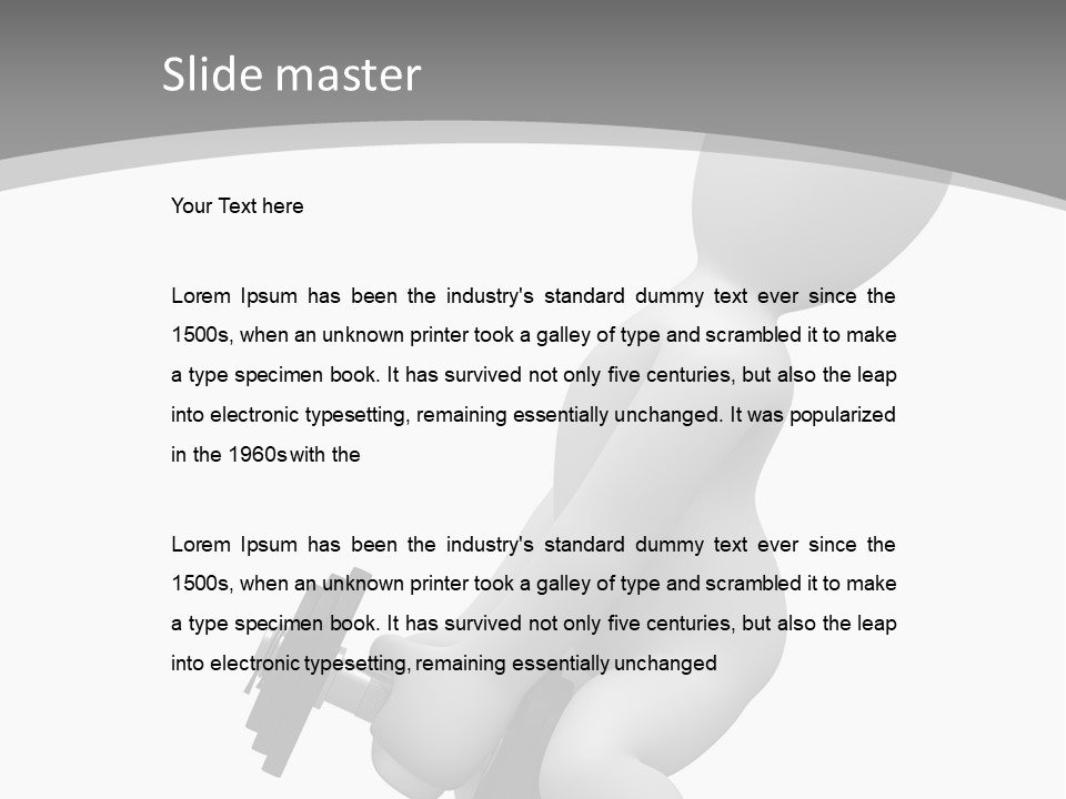 A Person Is Holding A Machine In His Hand PowerPoint Template