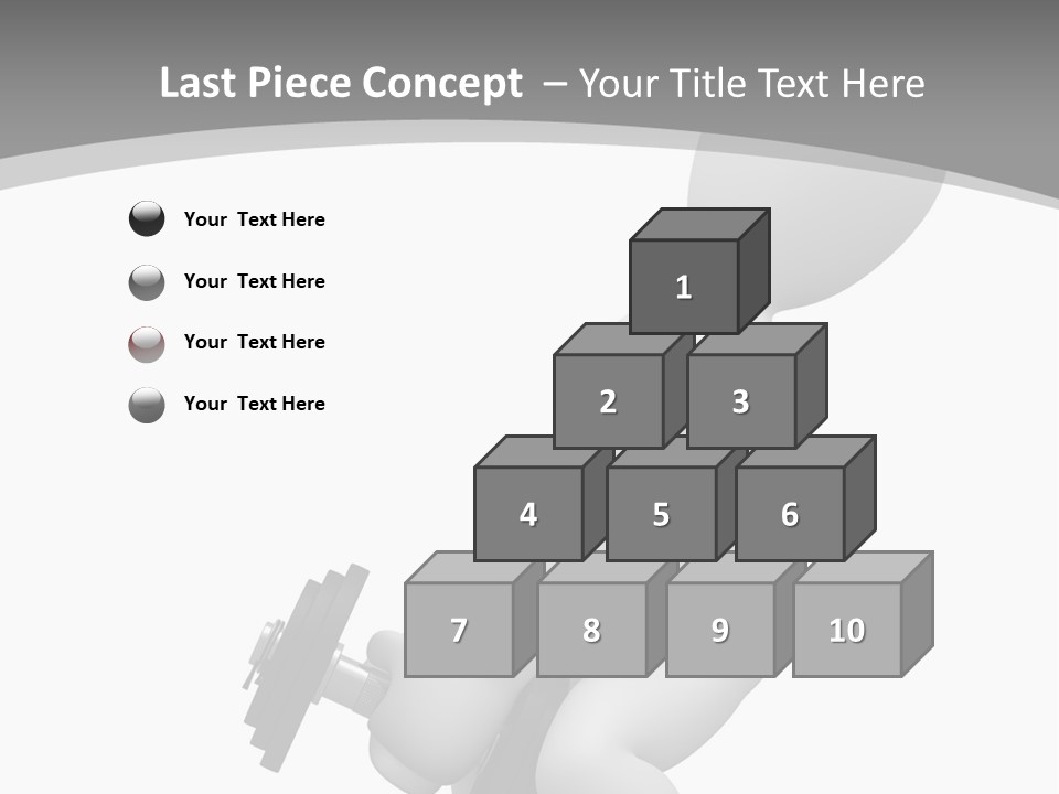 A Person Is Holding A Machine In His Hand PowerPoint Template