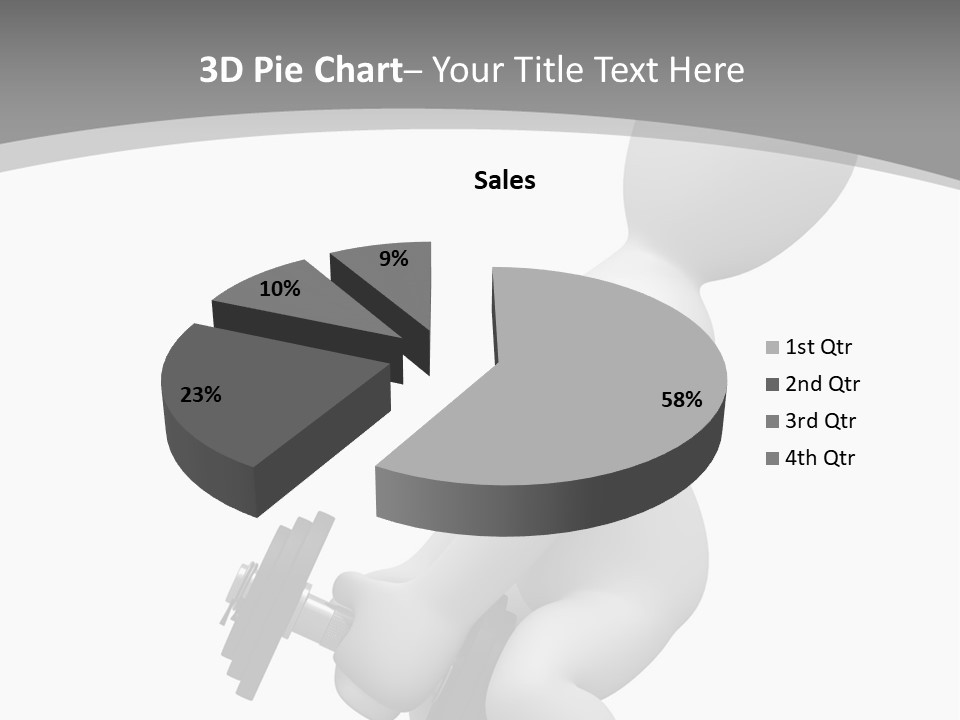 A Person Is Holding A Machine In His Hand PowerPoint Template