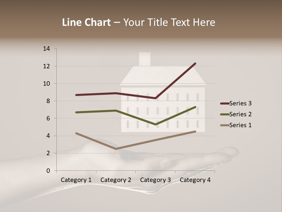 A Person Holding A House In Their Hand PowerPoint Template