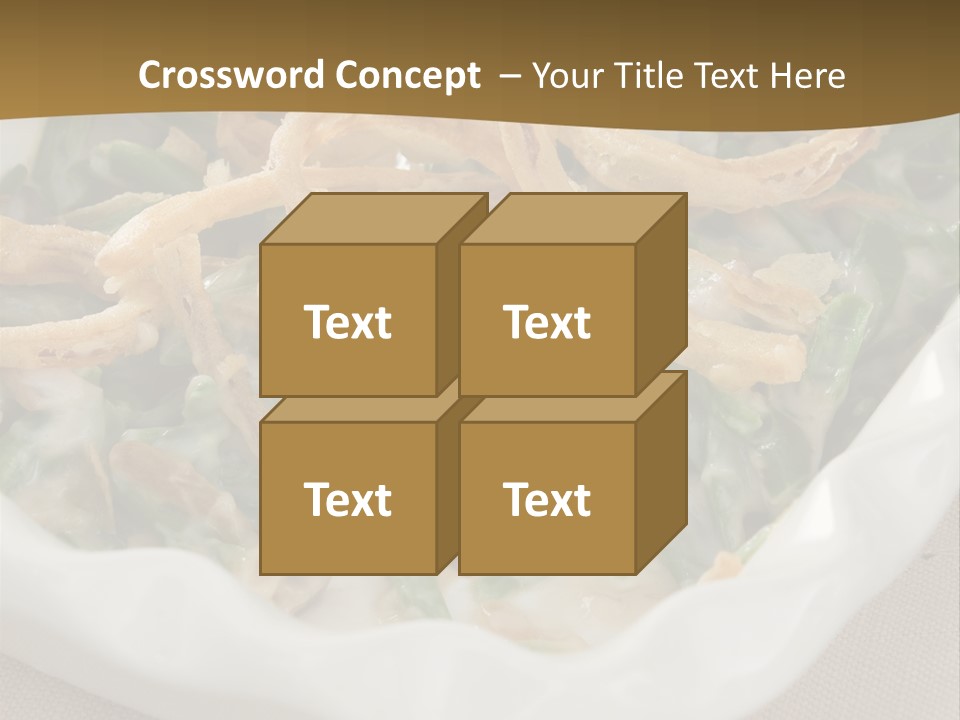 A Plate Of Food With Onion Rings On It PowerPoint Template