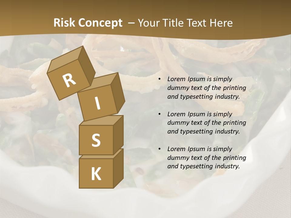 A Plate Of Food With Onion Rings On It PowerPoint Template