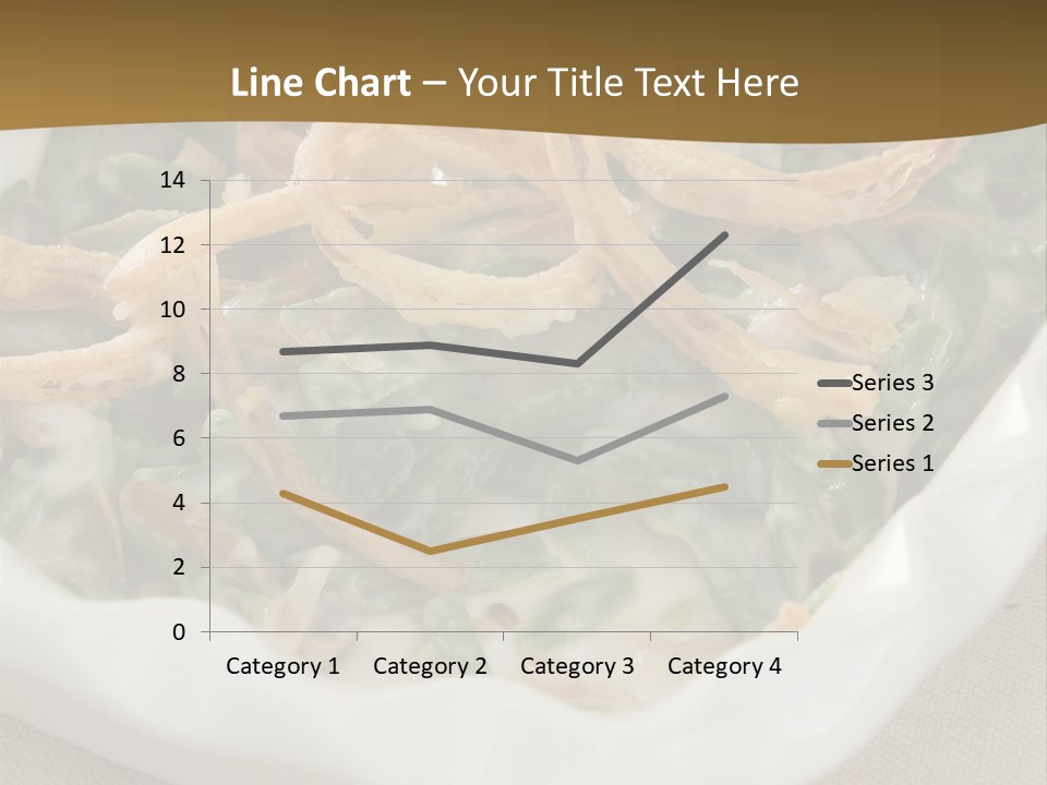 A Plate Of Food With Onion Rings On It PowerPoint Template
