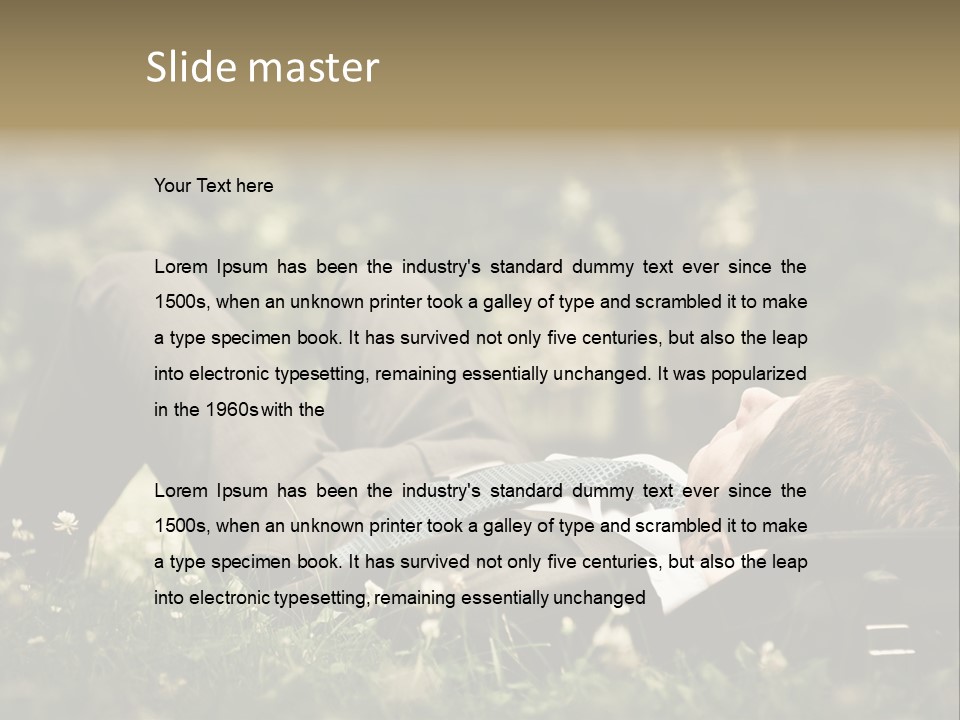 Person Businessman Male PowerPoint Template