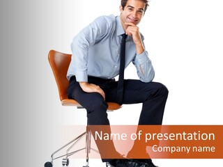 Company Threedimensional Communication PowerPoint Template