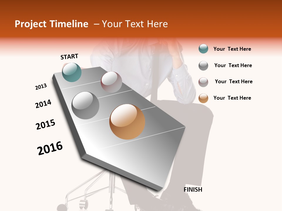 Company Threedimensional Communication PowerPoint Template