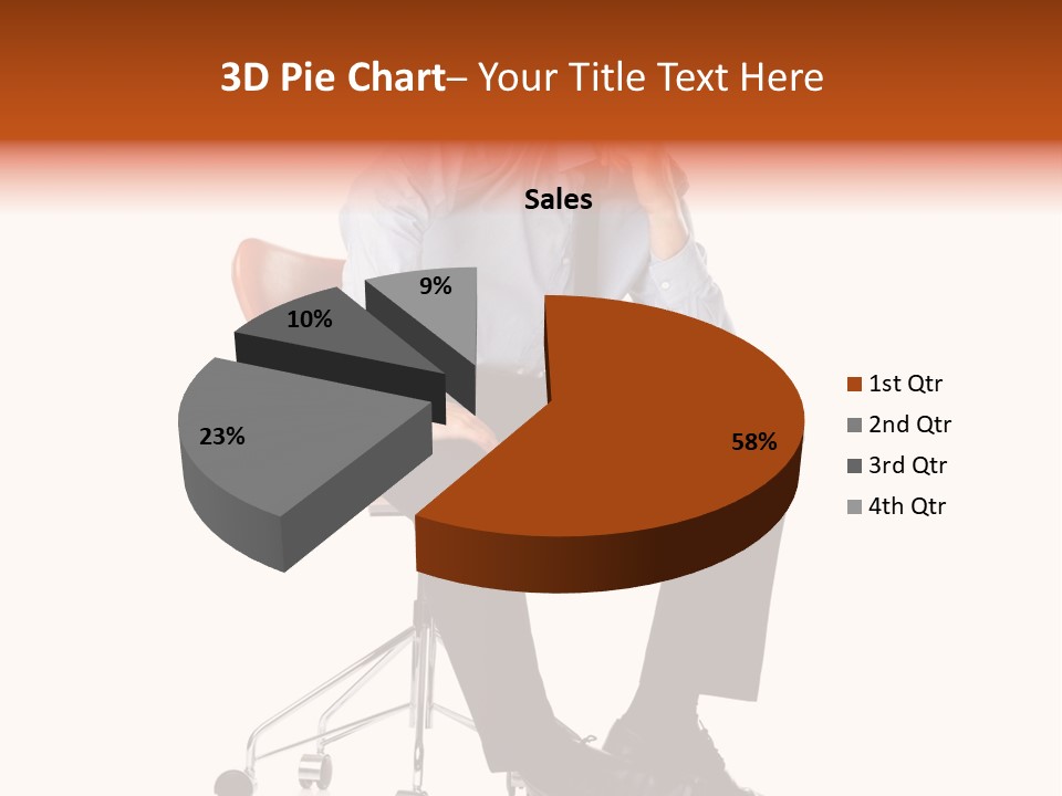 Company Threedimensional Communication PowerPoint Template
