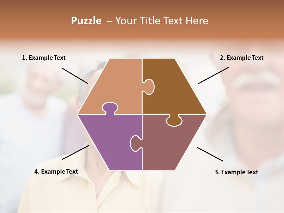 Tumbled Mineral Amethyst PowerPoint Template