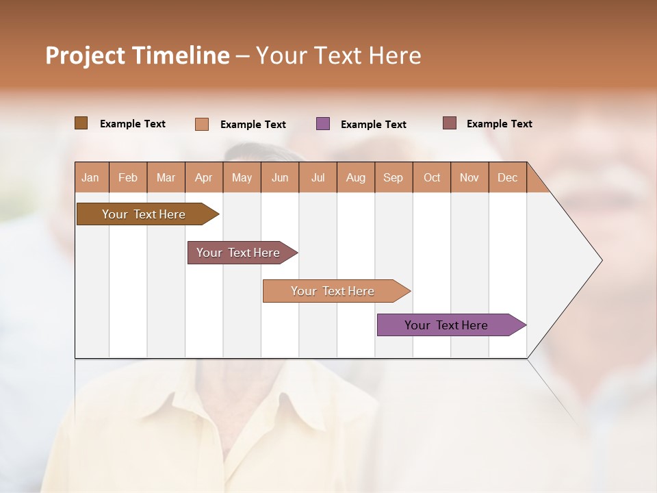 Tumbled Mineral Amethyst PowerPoint Template