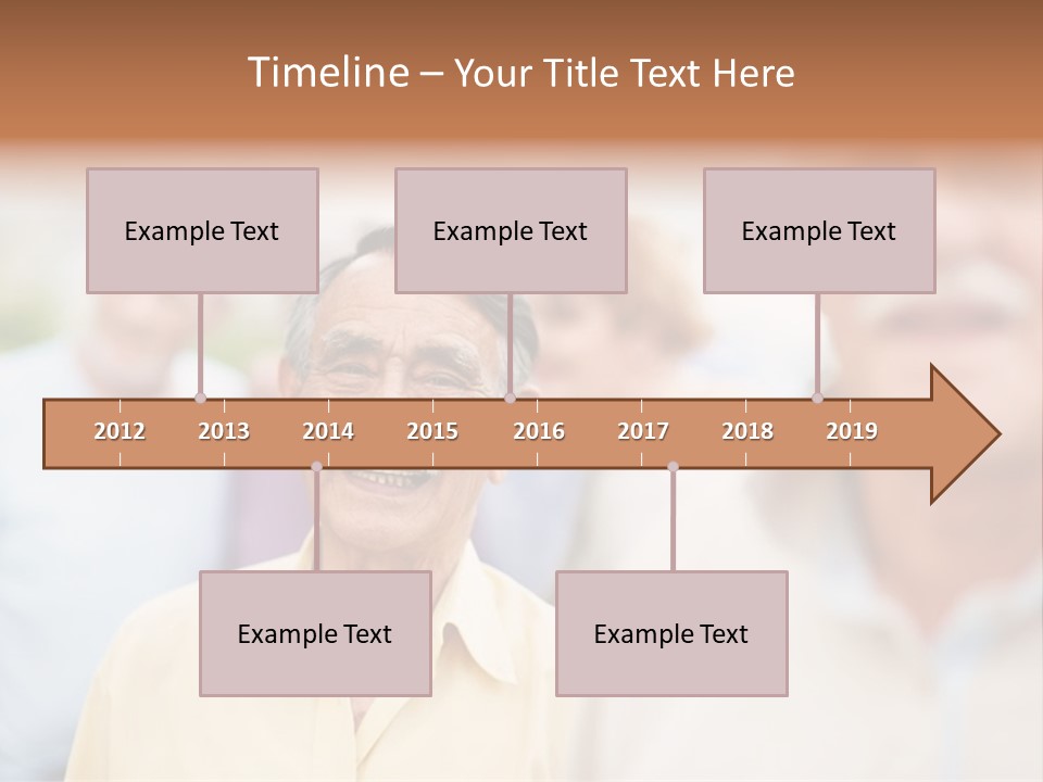 Tumbled Mineral Amethyst PowerPoint Template