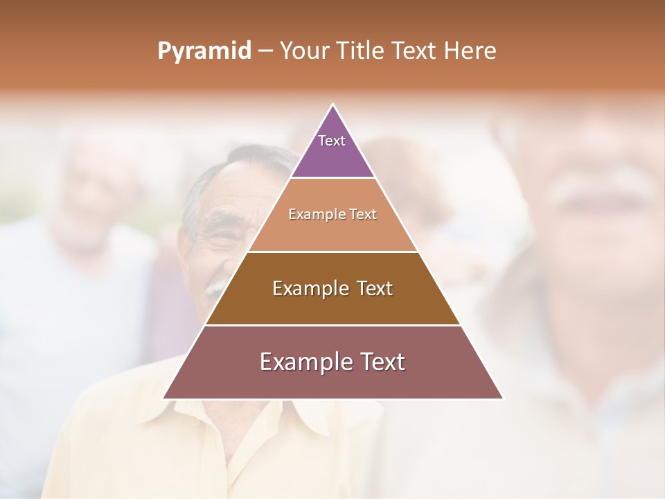 Tumbled Mineral Amethyst PowerPoint Template