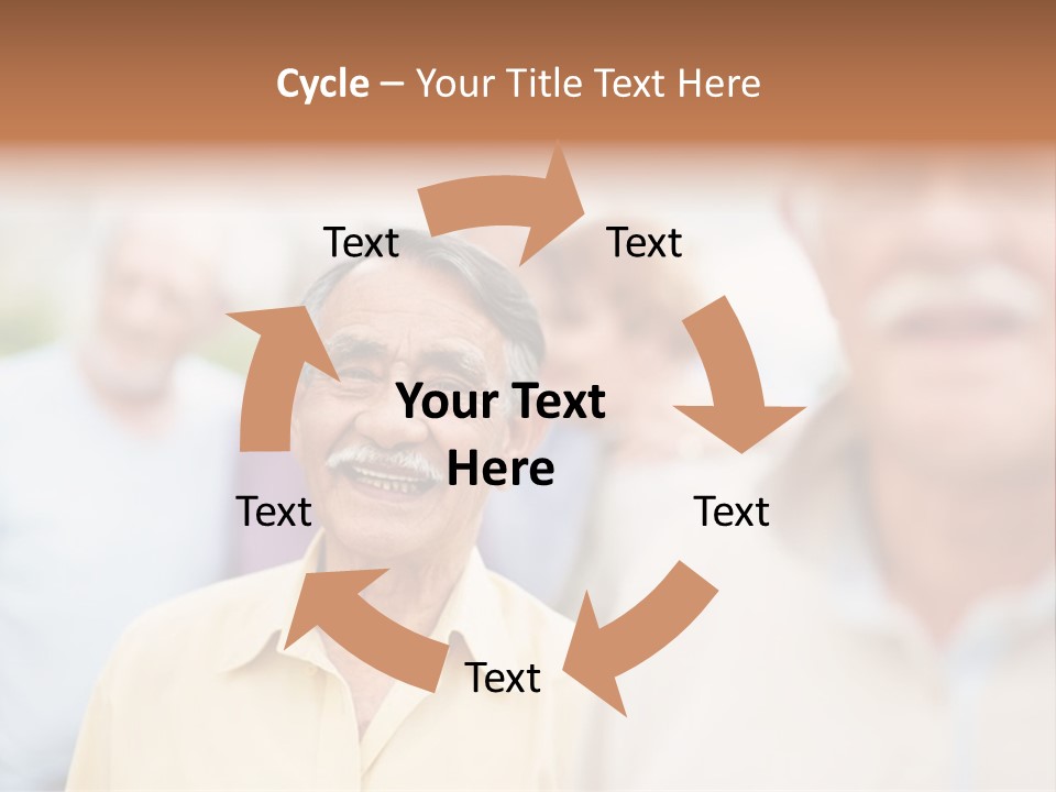 Tumbled Mineral Amethyst PowerPoint Template