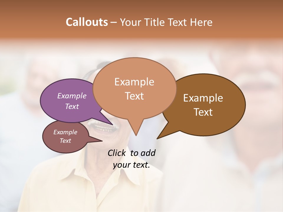 Tumbled Mineral Amethyst PowerPoint Template