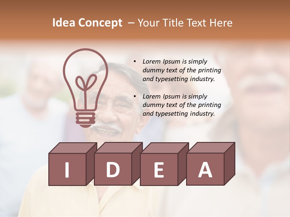 Tumbled Mineral Amethyst PowerPoint Template