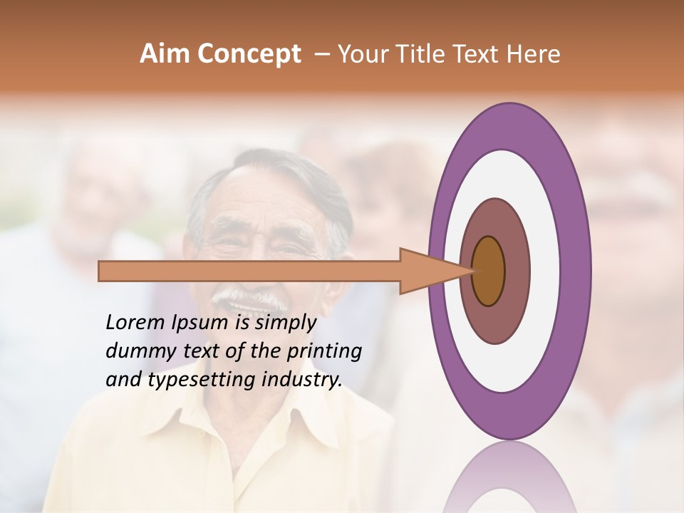 Tumbled Mineral Amethyst PowerPoint Template