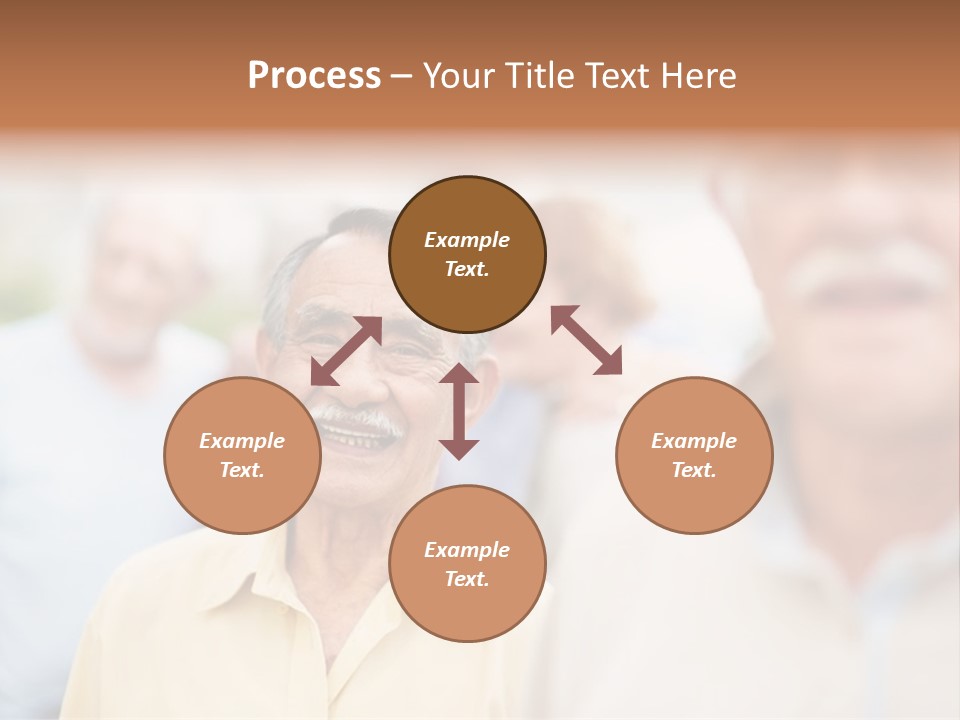 Tumbled Mineral Amethyst PowerPoint Template