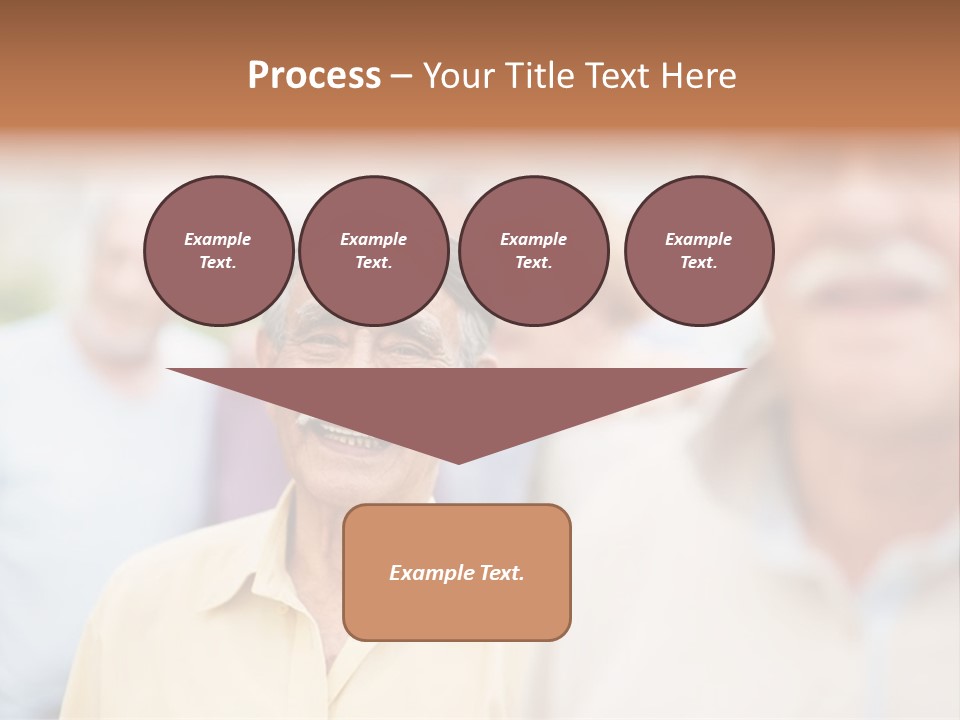 Tumbled Mineral Amethyst PowerPoint Template