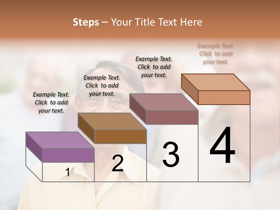 Tumbled Mineral Amethyst PowerPoint Template