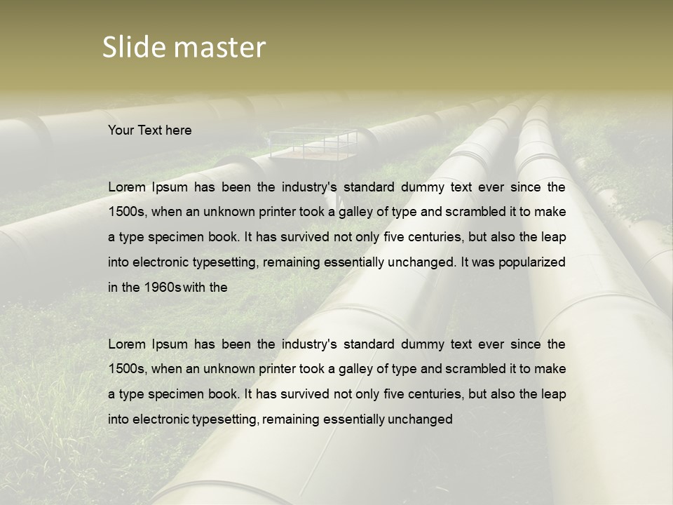 Nuts Pipeline Forest PowerPoint Template