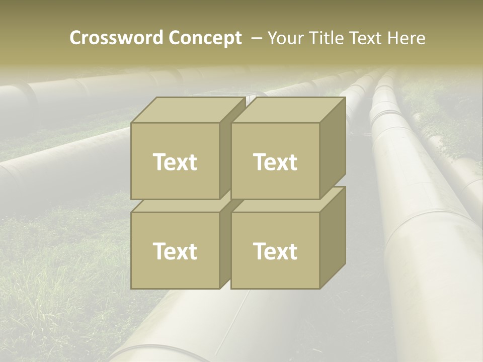 Nuts Pipeline Forest PowerPoint Template