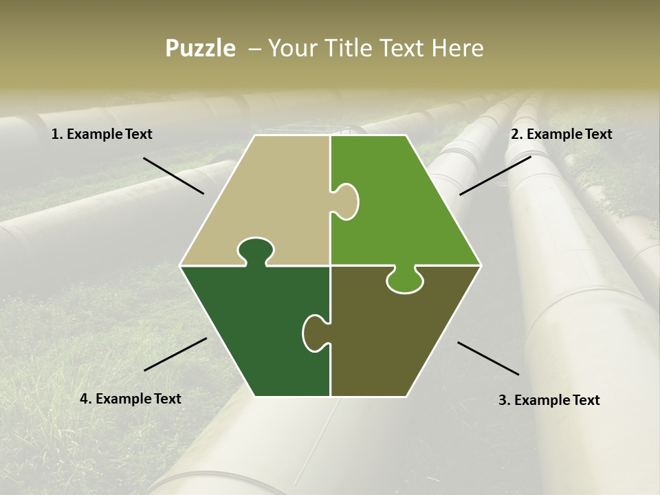 Nuts Pipeline Forest PowerPoint Template
