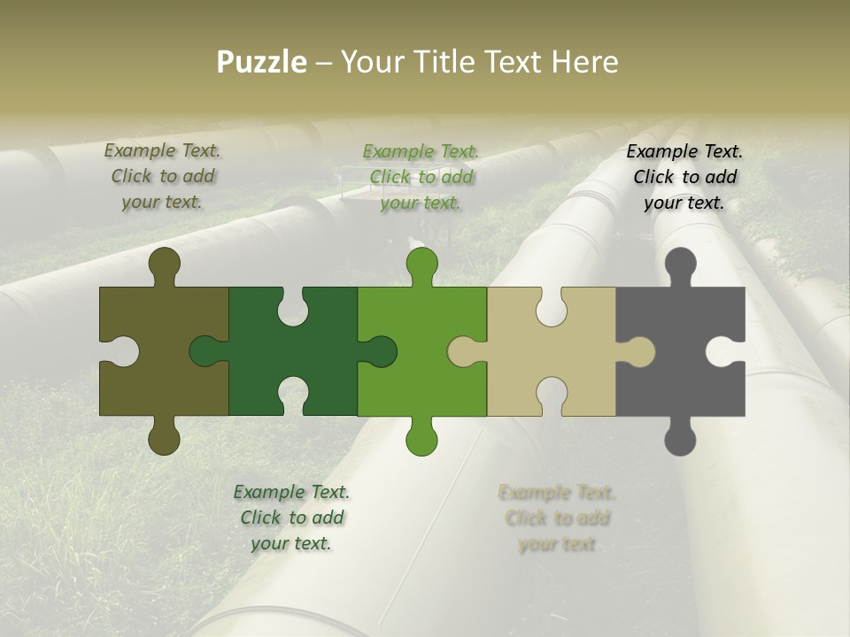 Nuts Pipeline Forest PowerPoint Template