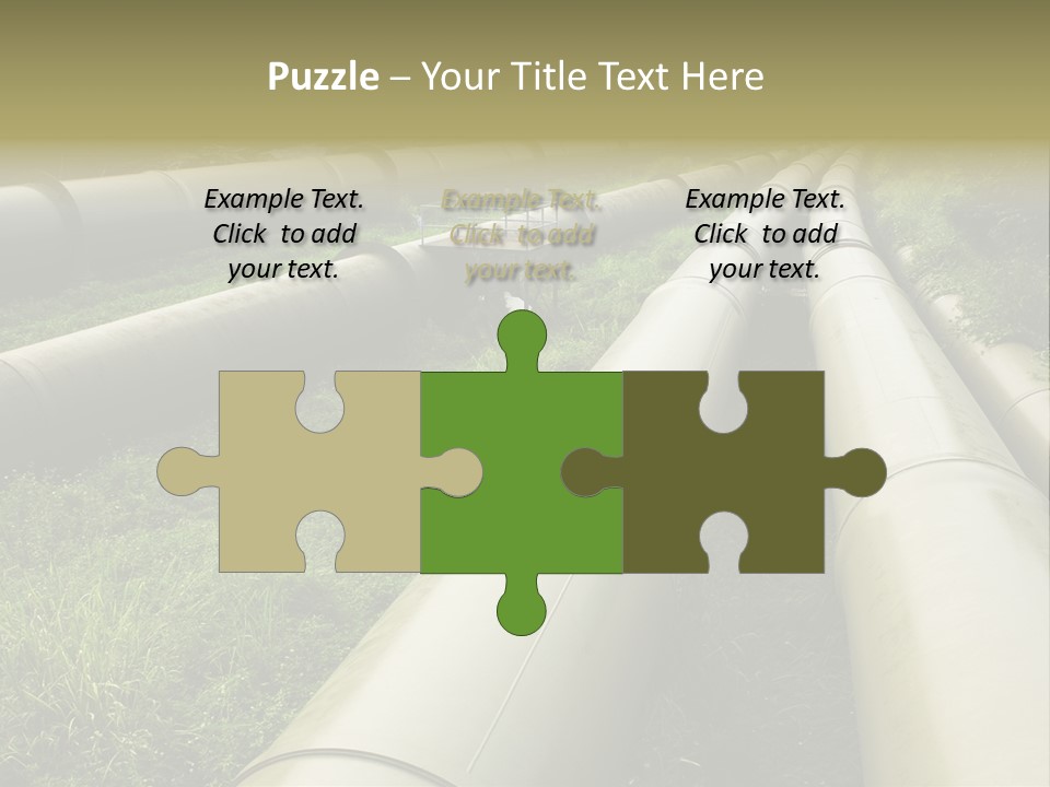 Nuts Pipeline Forest PowerPoint Template