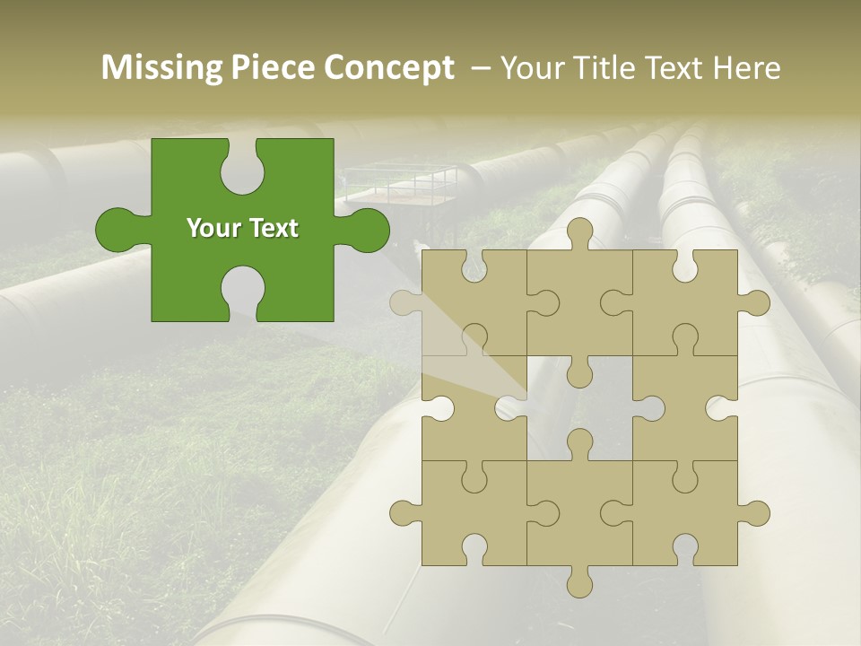 Nuts Pipeline Forest PowerPoint Template