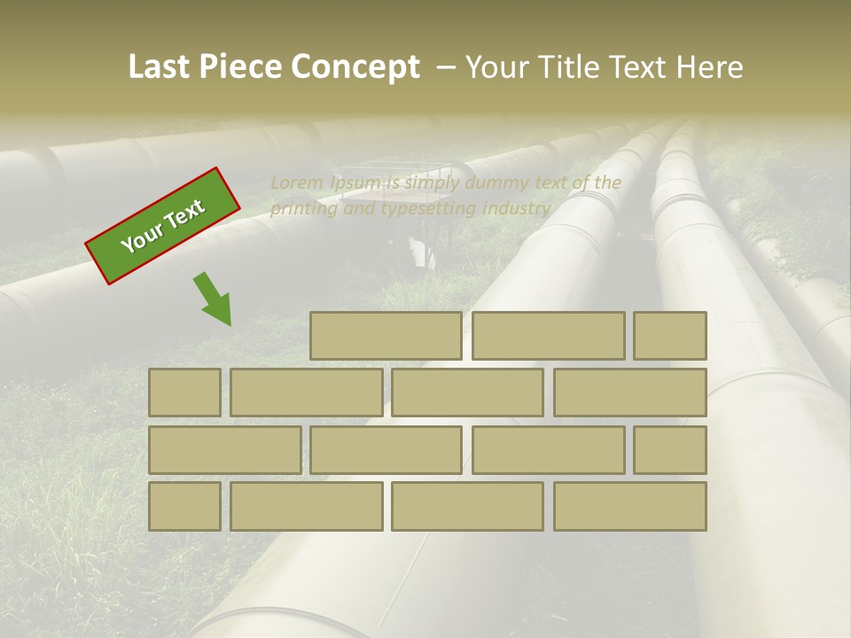 Nuts Pipeline Forest PowerPoint Template