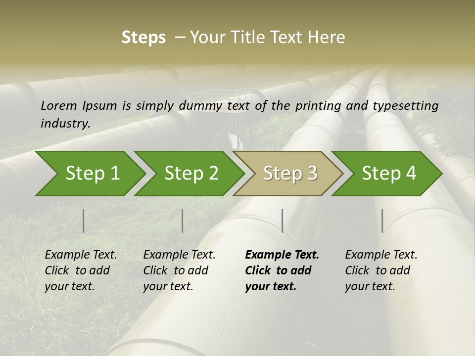 Nuts Pipeline Forest PowerPoint Template