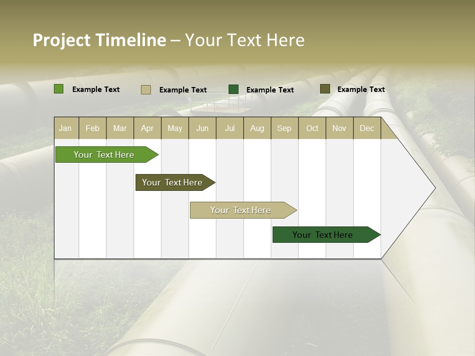 Nuts Pipeline Forest PowerPoint Template