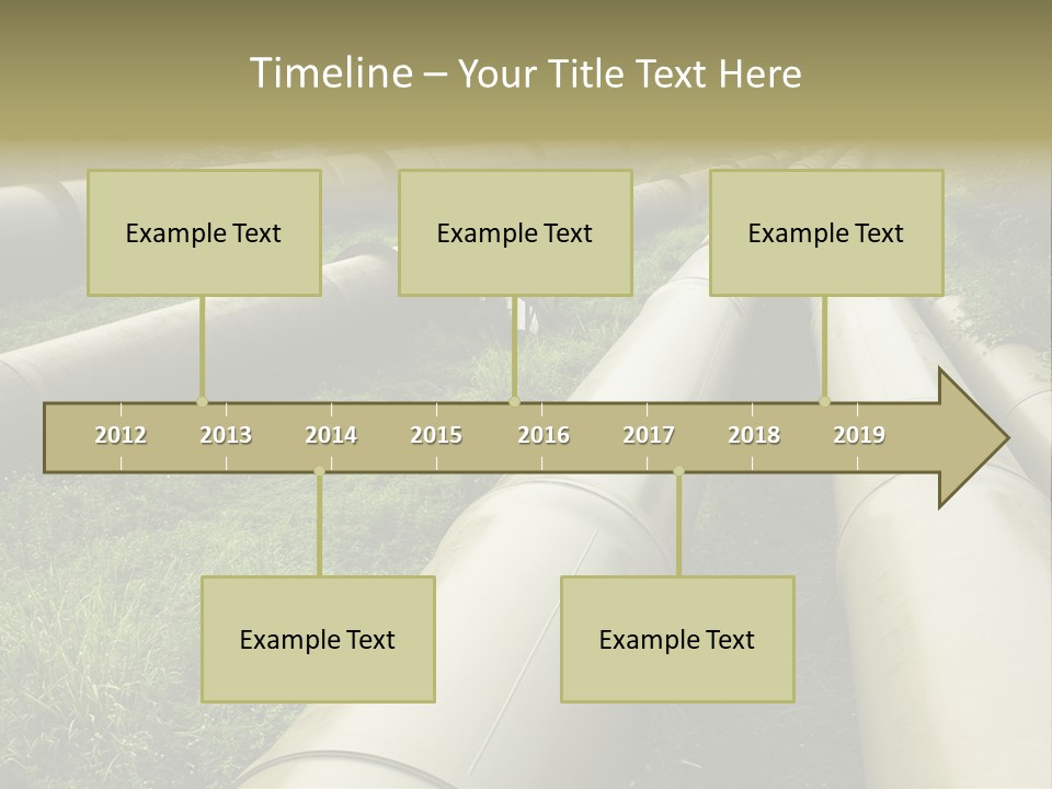 Nuts Pipeline Forest PowerPoint Template