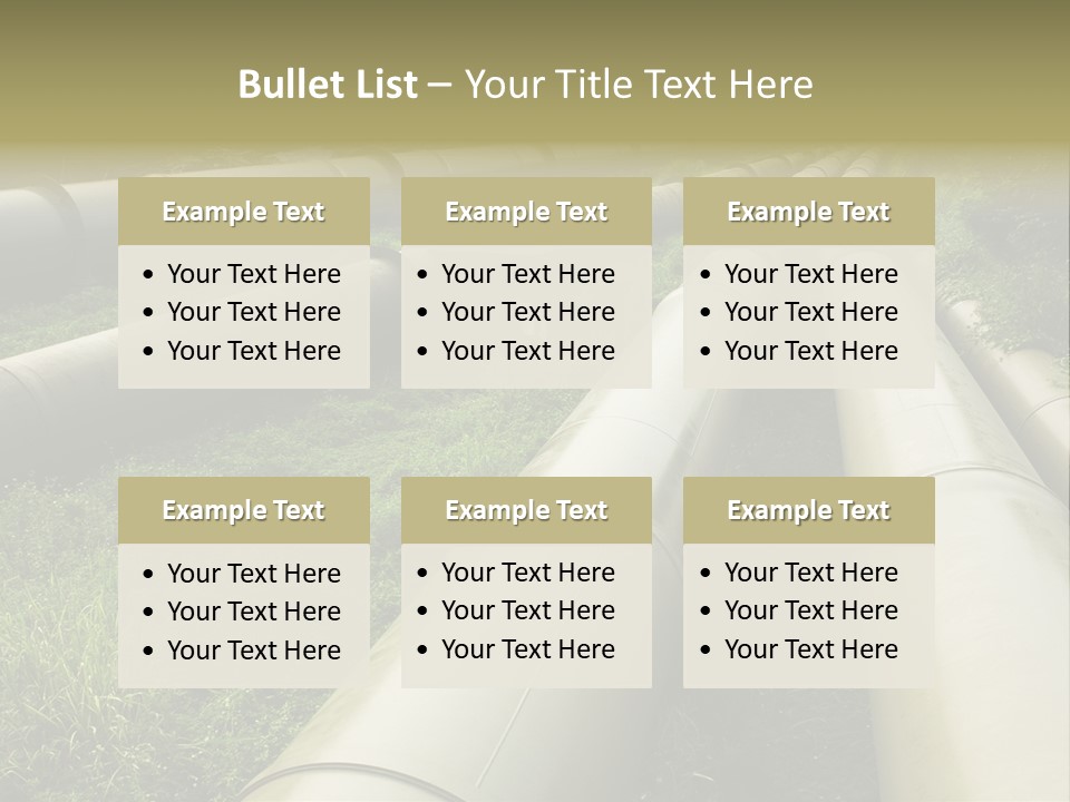 Nuts Pipeline Forest PowerPoint Template
