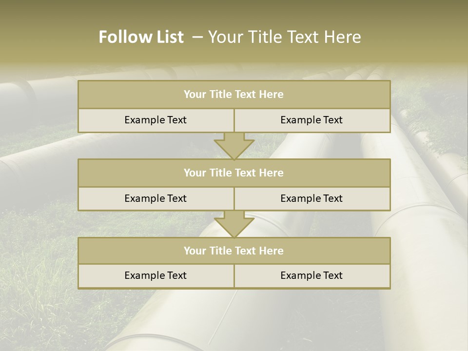 Nuts Pipeline Forest PowerPoint Template