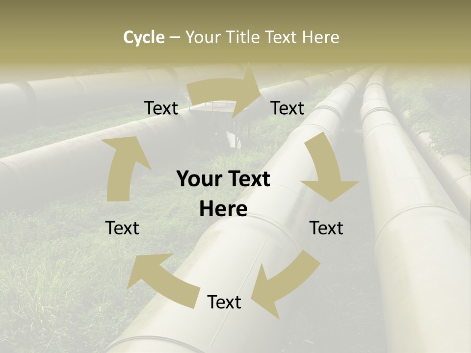 Nuts Pipeline Forest PowerPoint Template