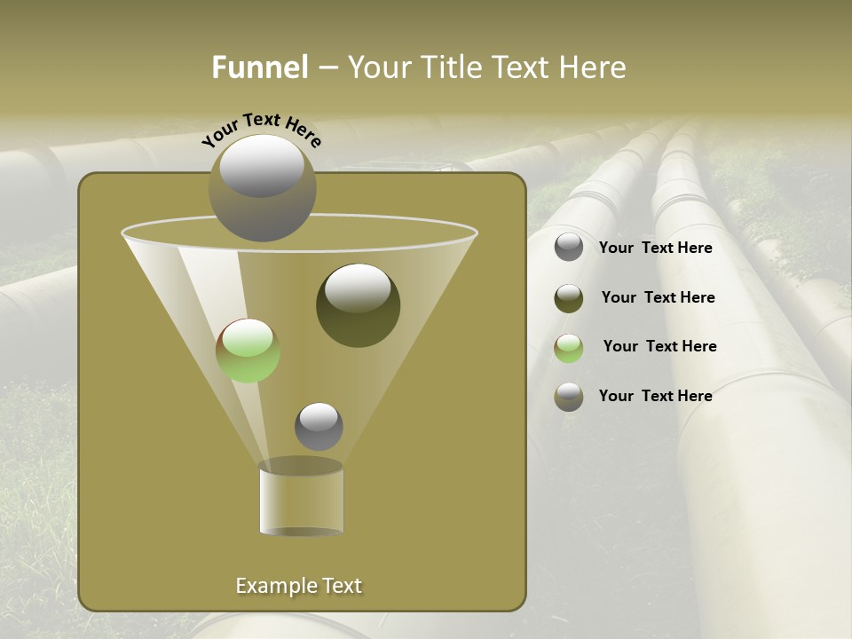 Nuts Pipeline Forest PowerPoint Template
