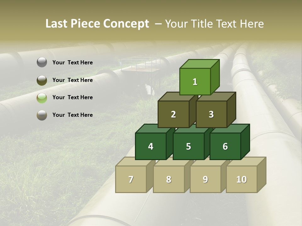 Nuts Pipeline Forest PowerPoint Template